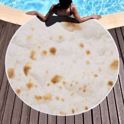 Factory suppliers custom outdoor beach tortilla burrito blanket