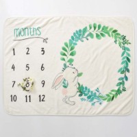 Photography Props Calendar Digital With Photo Baby Month Blanket